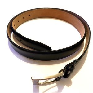 Black Leather Belt